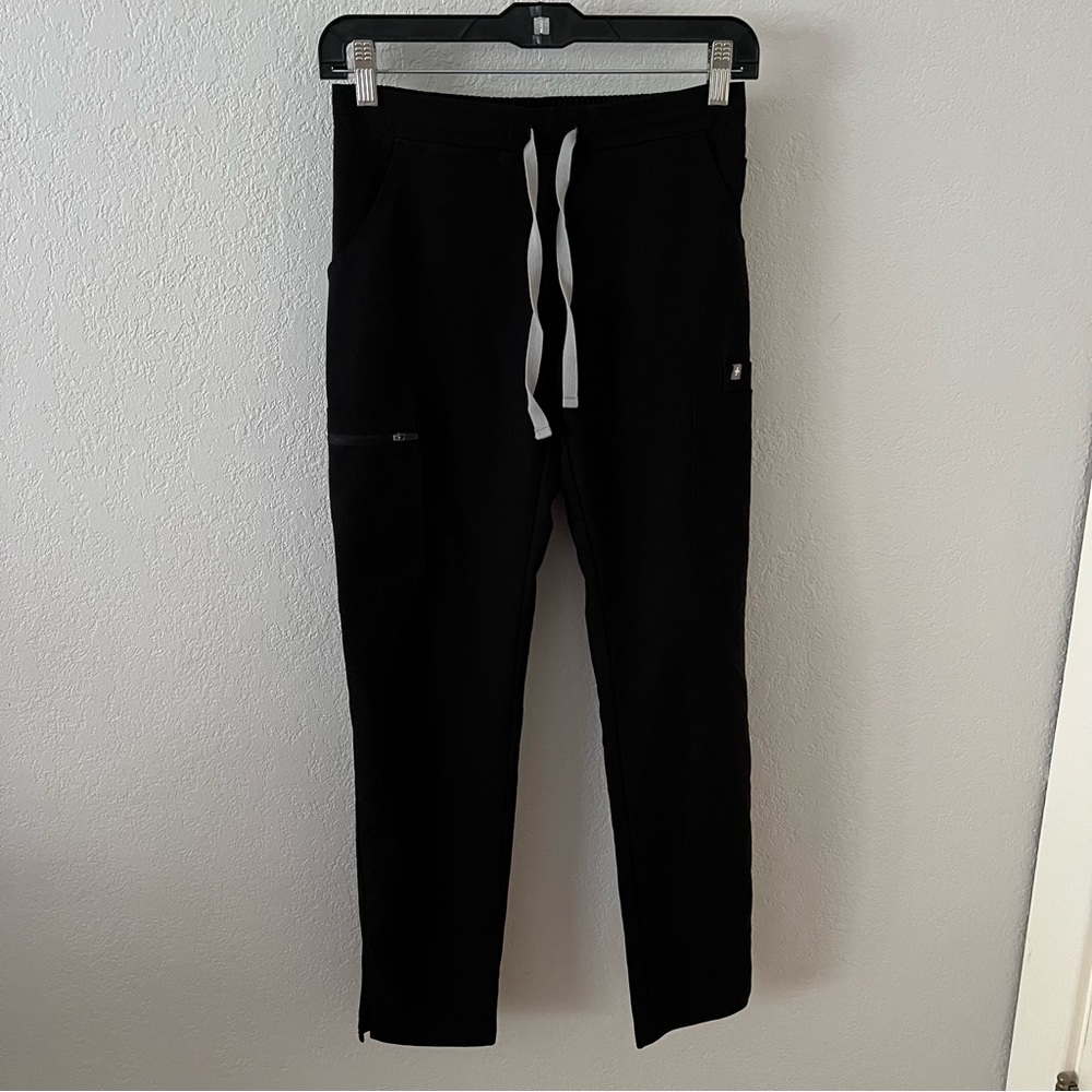 Figs Technical Collection Black Scrub Bottoms